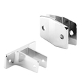Prime-Line Alcove Bracket Kit, For 1 in. Panels, Zinc Alloy, Chrome Plated Single Pack 656-2900